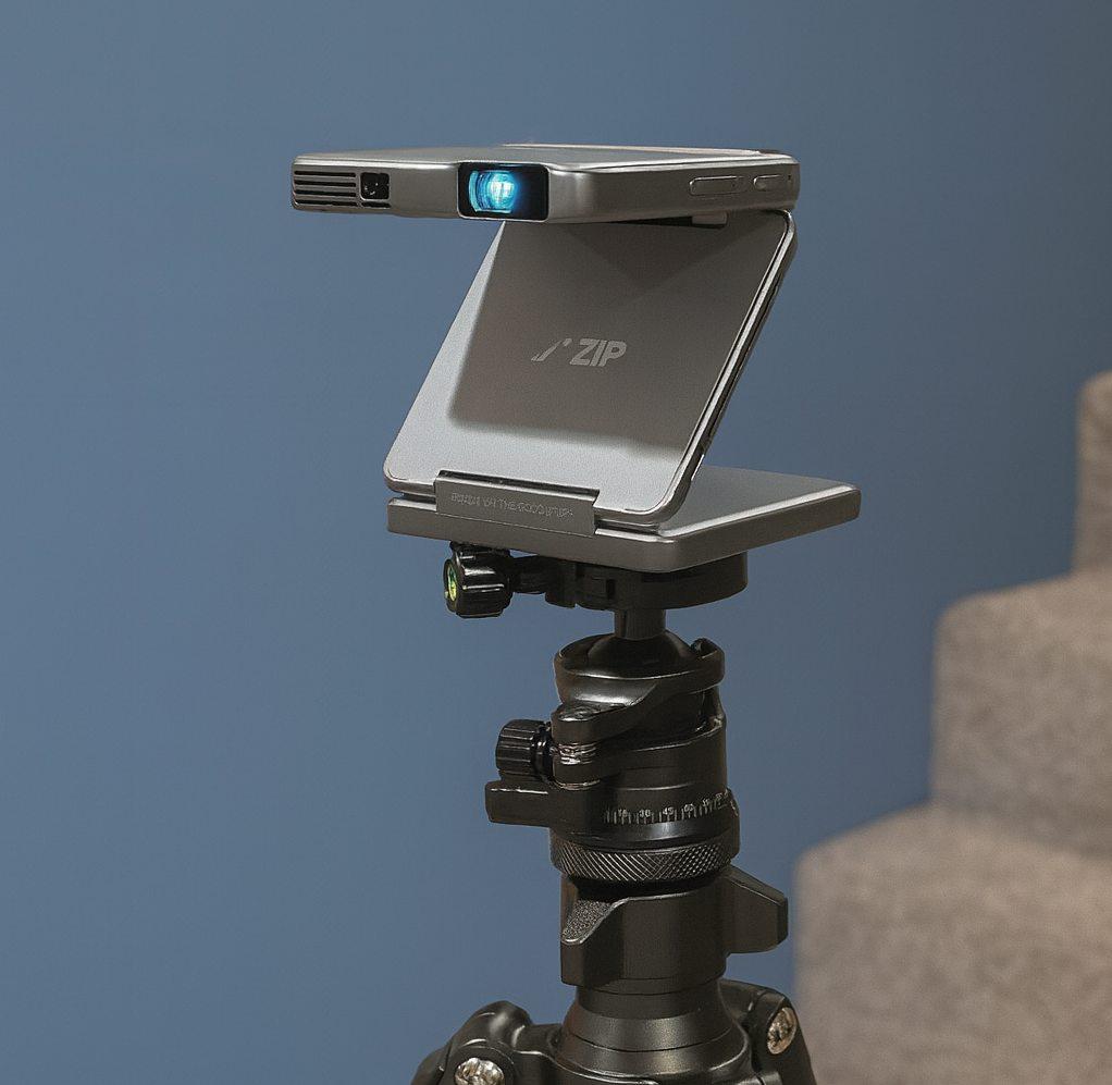 Aurzen ZIP Tri-Fold DLP Mini Projector